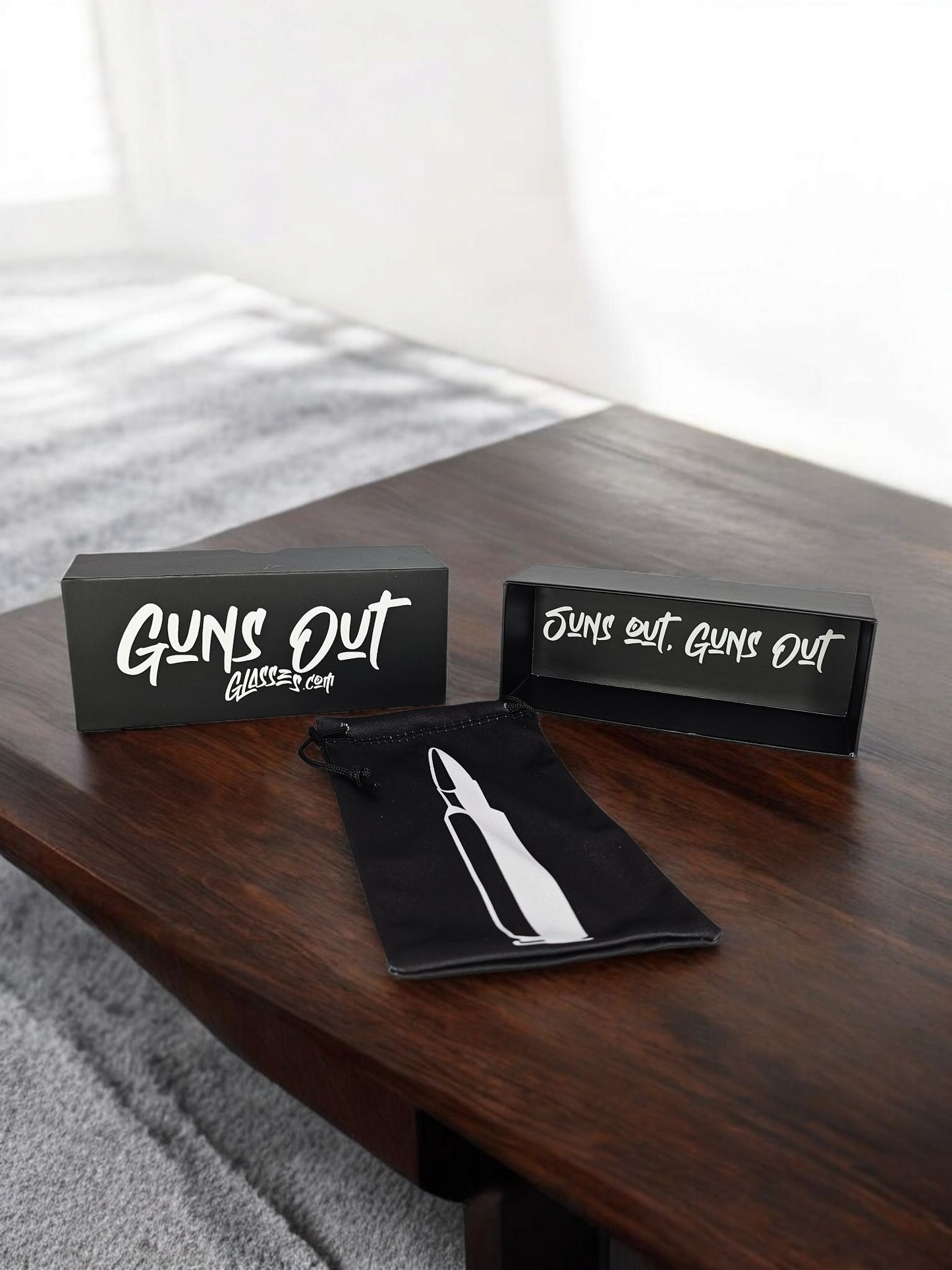 Black - GUNS OUT GLASSES