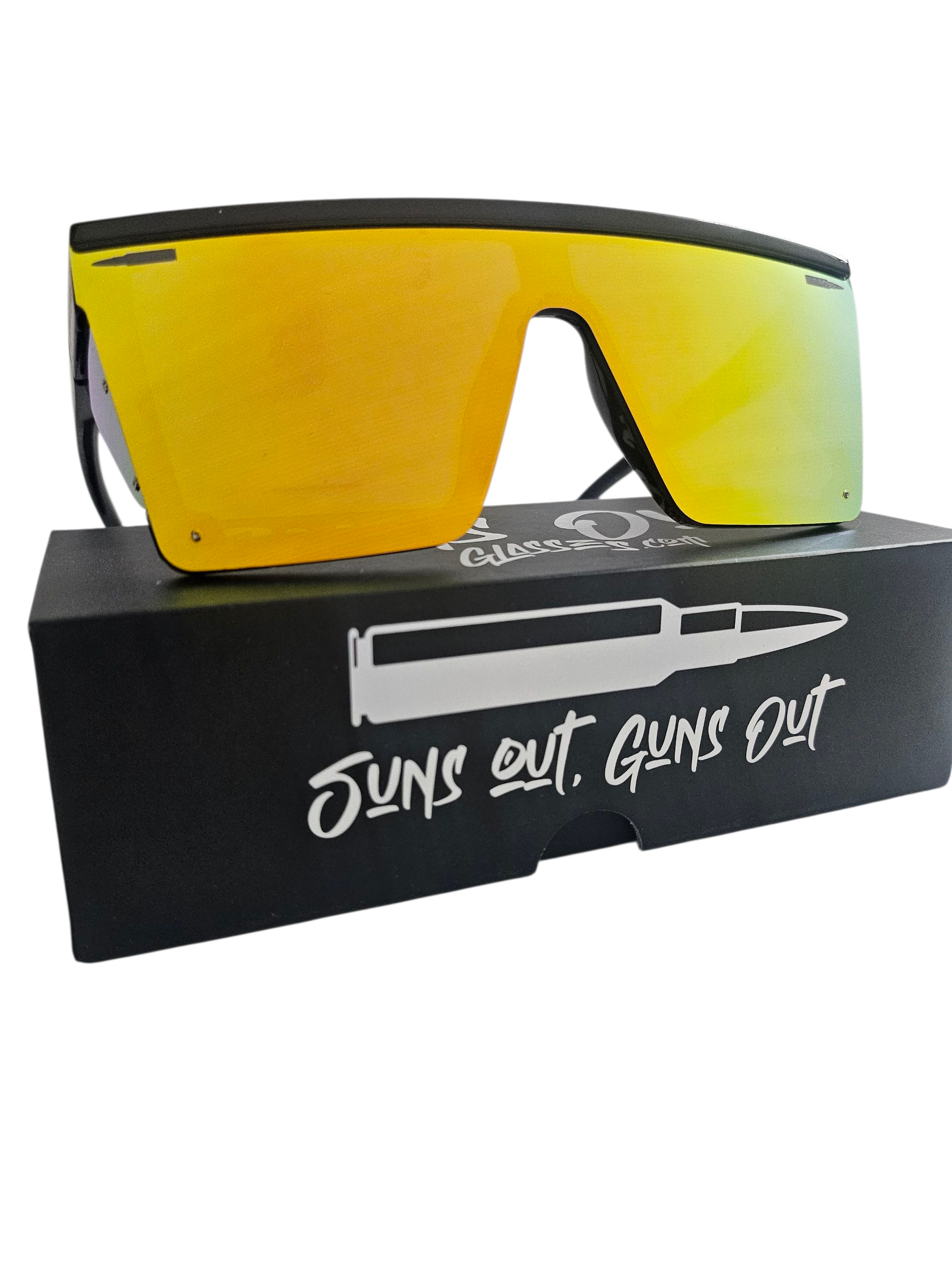out of open goggles Red Polarized Sunglasses