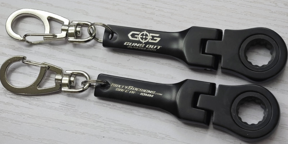 Elusive 10mm Wrench Key Chain