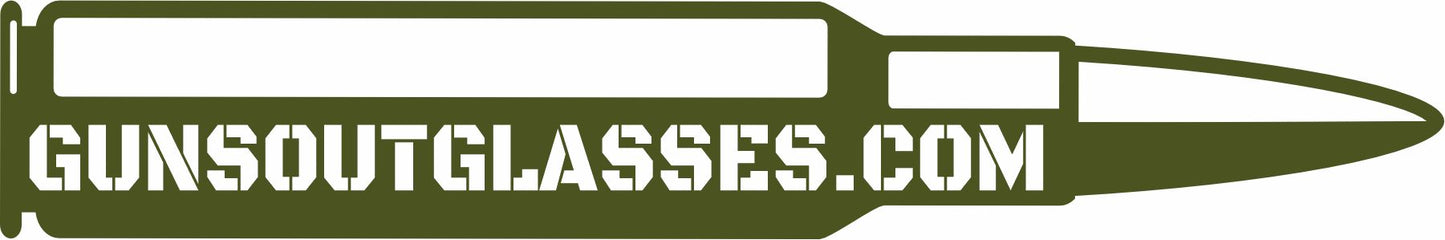 Army Guns Out Glasses