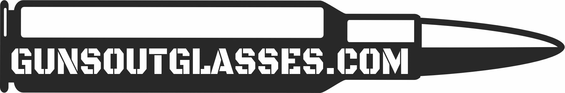 Black Guns Out Glasses