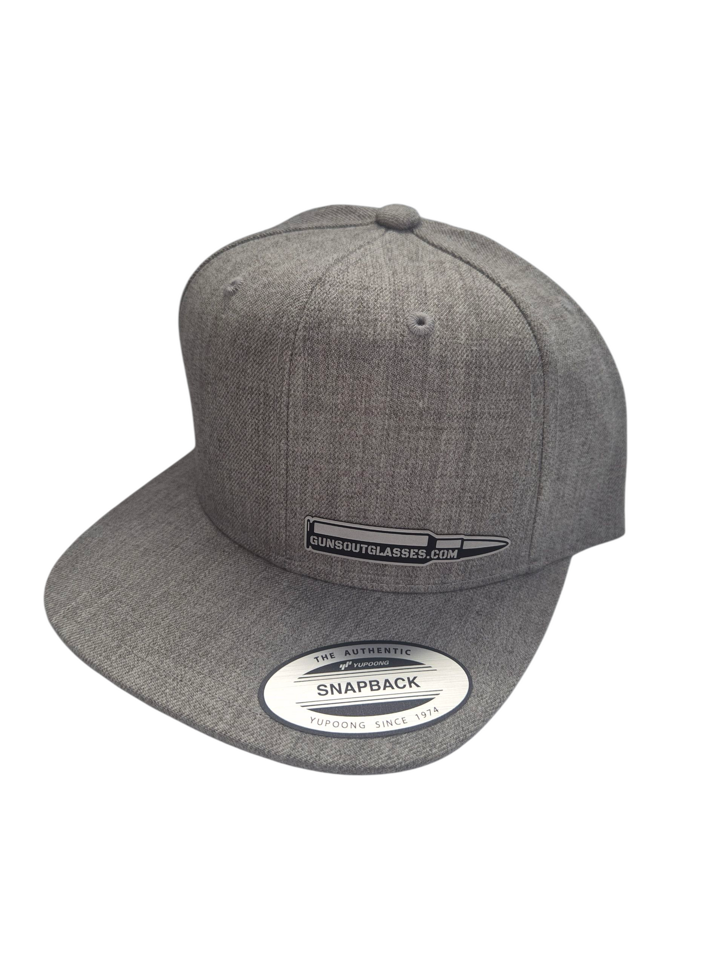 Flat Beak - Snapback Grey with White Patch